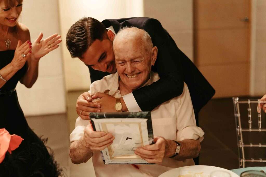 Momento especial y emotivo de boda