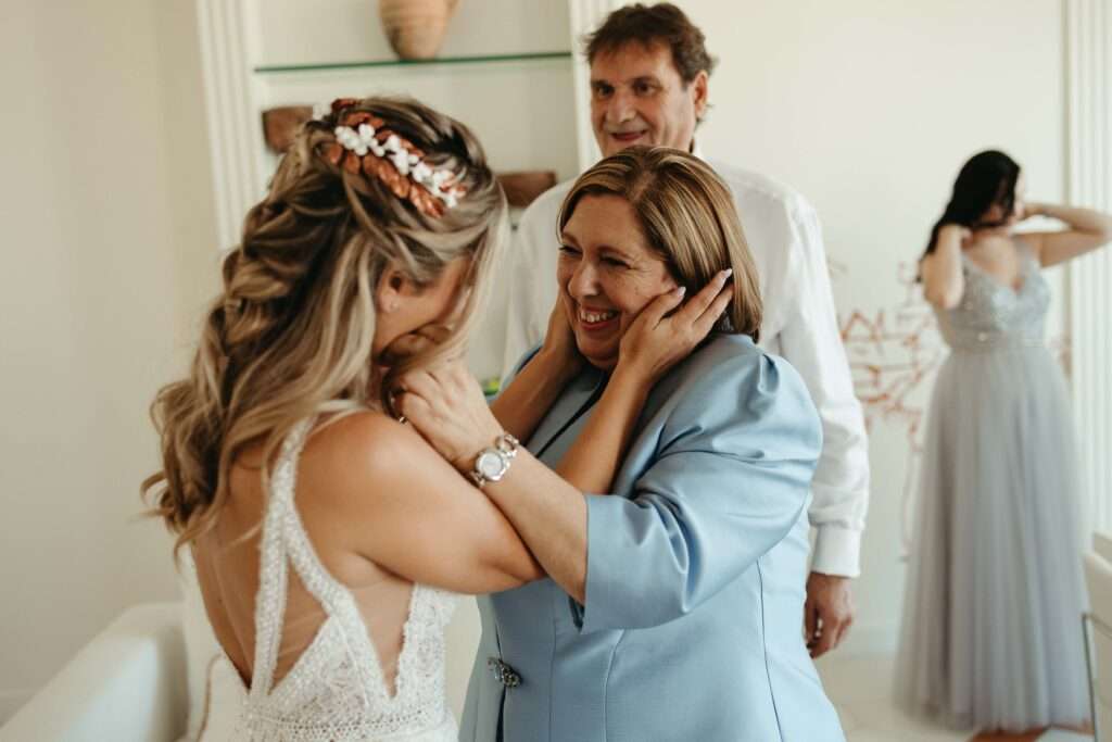 Preparativos de la novia