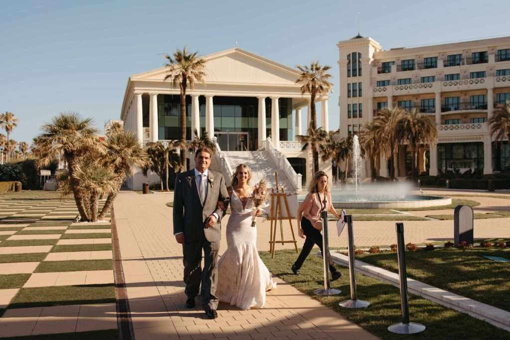 Llegada de la novia