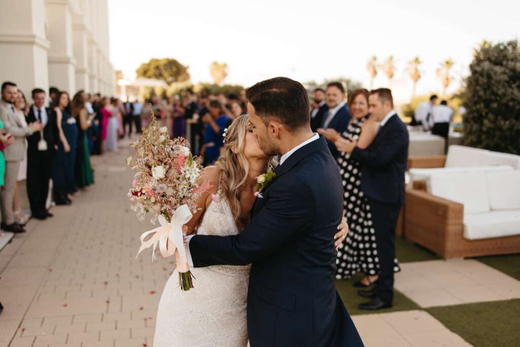 Beso de boda