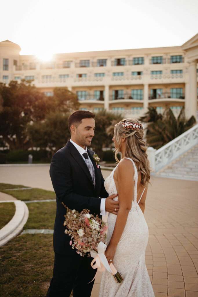 Pareja en el Hotel Balneario Las Arenas