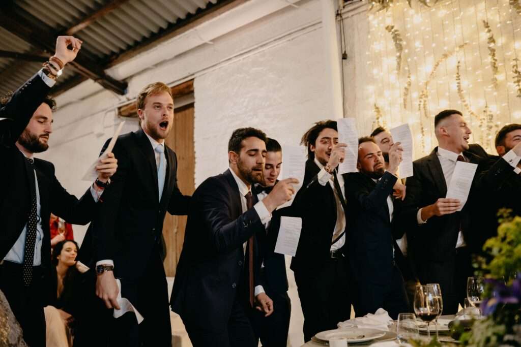 Banquete boda divertido