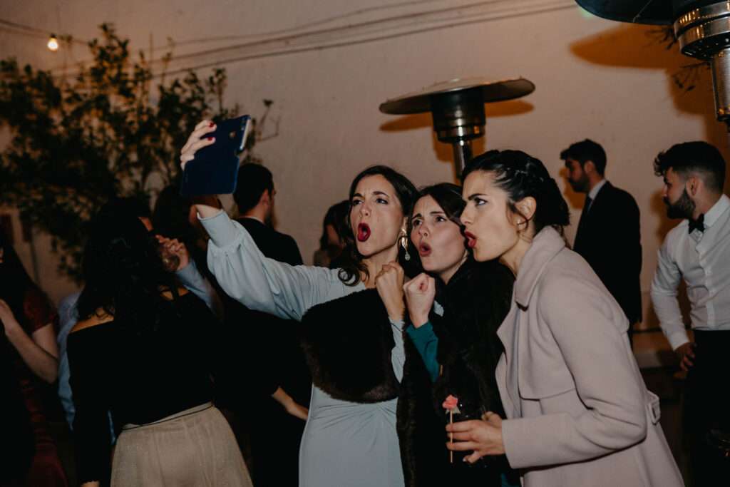 Foto boda de noche