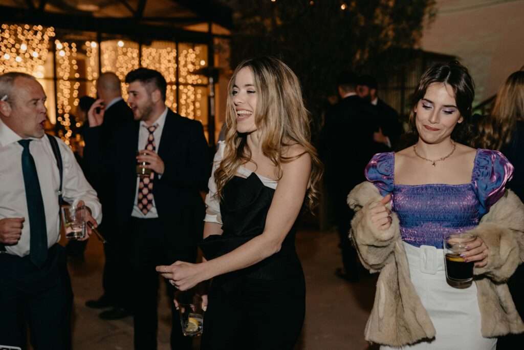 Foto de boda festiva