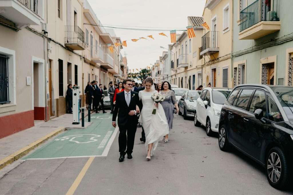Novia en su pueblo