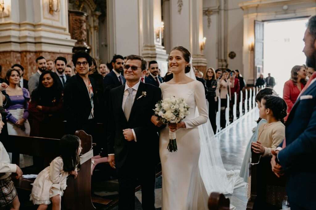 Llegada de la novia