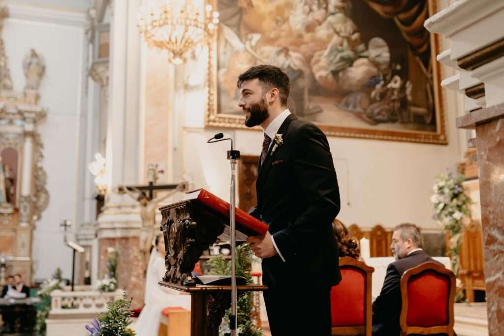 Novio en su boda
