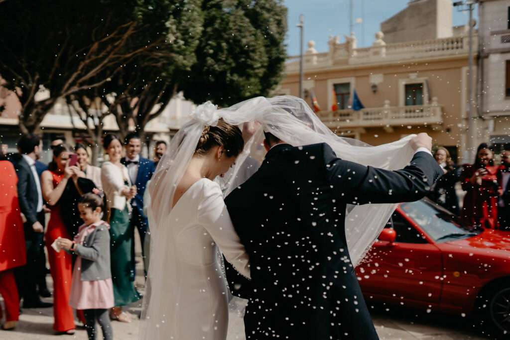 Arroz en la boda