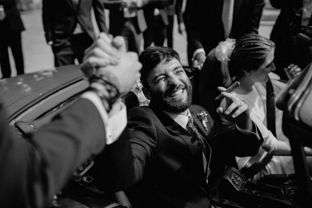 Foto divertida boda