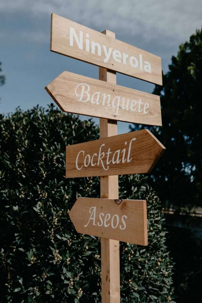 Letrero bodas