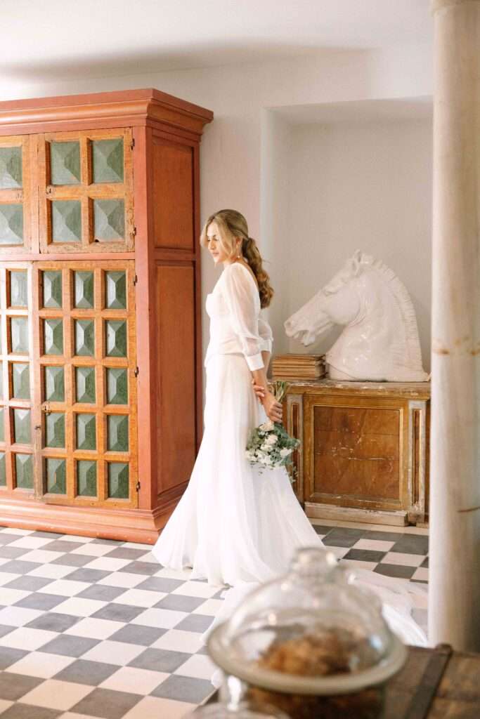 Fotografía elegante de boda