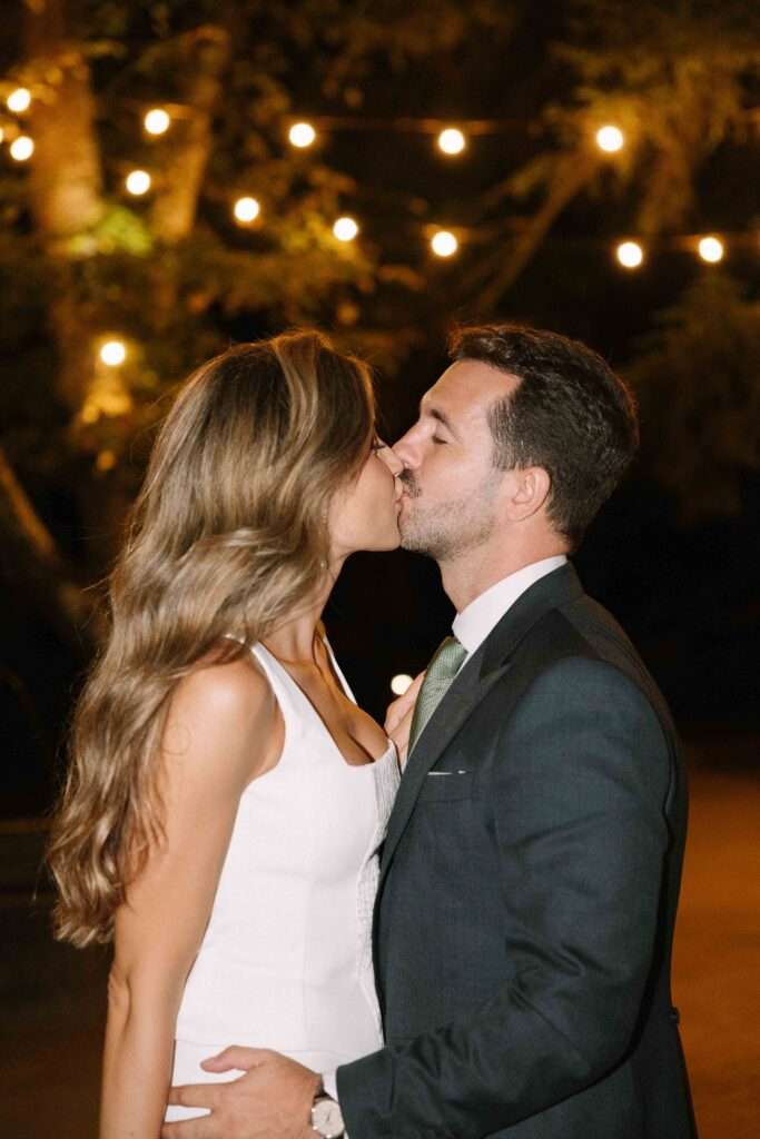 Foto de noche en boda